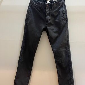 Men's Black Straight-Leg Jeans